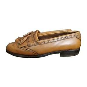 Allen Edmonds Whiskey Tassel Kiltie Bridgeton Style Wingtip Men's Size 9 D #1102